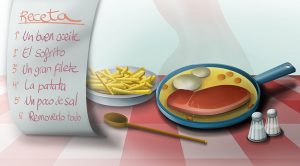 Ilustración INGREDIENTES BUEN MENU