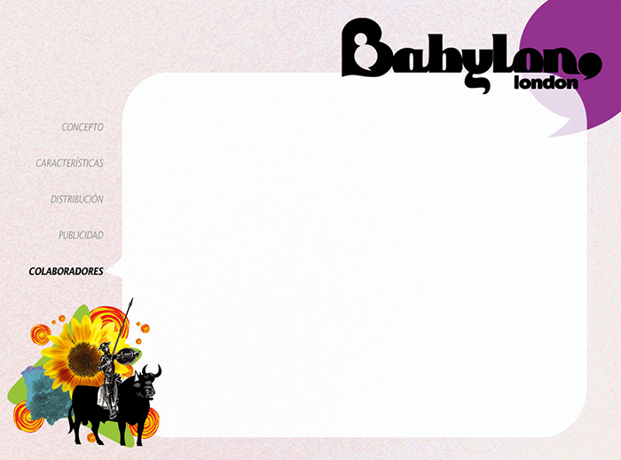 Diseño pagina Presentacion BABYLON MAGAZINE pag 6