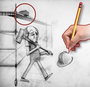 Ilustración y diseño carteles Campaña PREVENCION UGT MADRID 3