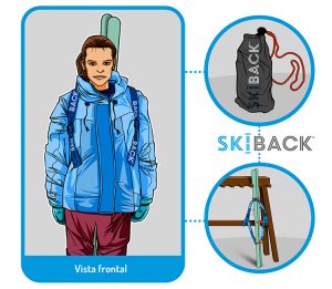 Ilustraciones para animación SKIBACK